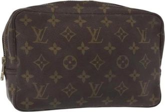 Louis Vuitton Pre-owned Clutches, female, Brown, Size: ONE SIZE Pre-owned Canvas Clutch