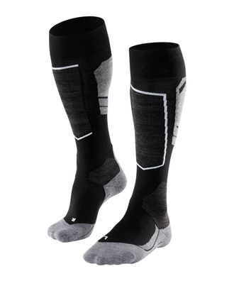 Falke Skistr&uuml;mpfe FALKE SK4 Advanced, Herren, Gr. 39-41, schwarz (schwarz, mix), Materialmix, normal, Socken Skistr&uuml;mpfe, w&auml;rmend, hohe Feuchtigkeitsaufnahm