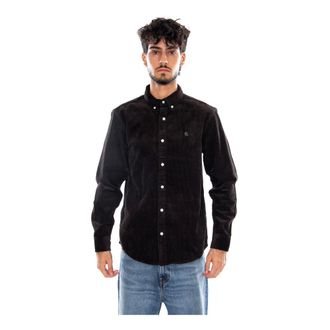 Carhartt Work in Progress Camicia in Corduroy L/S Madison - - Shirts - Uomo - Marrone - M