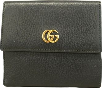 Gucci Black Leather Wallet (Bi-Fold) (Pre-Owned)