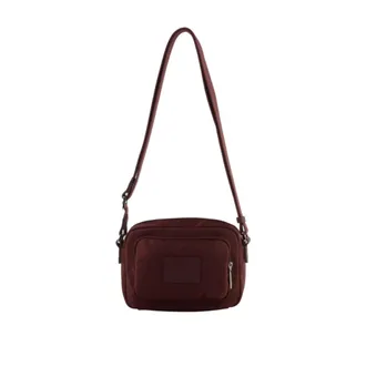 Pourchet Tassen, Dames, Rood, ONE Size, Katoen, Escale Crossbody Bag