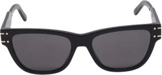 Dior Pre-owned Accessories, female, Black, Size: ONE SIZE Pre-owned DiorSignature S6U Square-Frame Sunglasses in Black Acetate