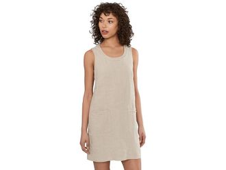 Tommy Bahama Two Palms Patch Pocket Dress Womens Dress Natural : LG (US 12-14), Linen