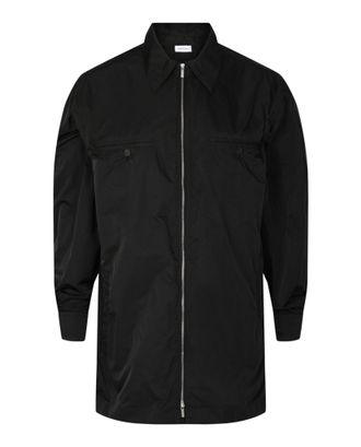 Ferragamo Zip-Up Windbreaker with Removable Hood