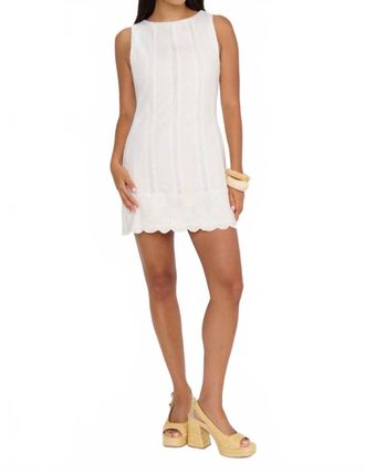 Show me your Mumu Ciao Mini Dress In White
