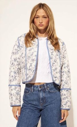 John & Jenn Marion Jacket In Iris Vines