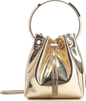 Jimmy Choo London Gold bon Bon Bucket