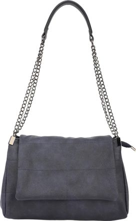 Generic Retro Flip Top Womens Crossbody Bag | Chain Strap Ladies Shoulder Handbag ZL-2411 (Blue)