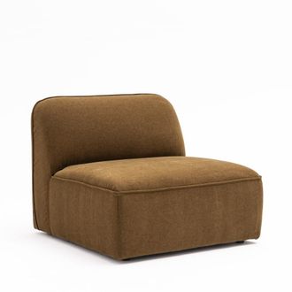 DRAWER Sill&oacute;n para sof&aacute; modular de tela - Bronce