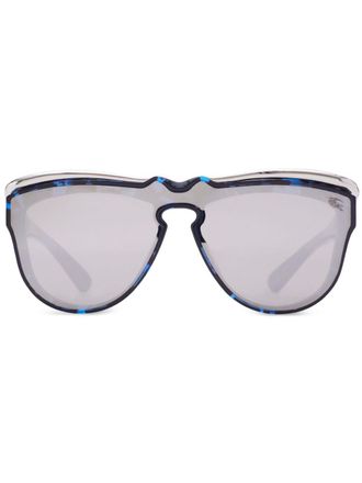 Burberry Sunglasses Classic shield-frame sunglasses - Blue