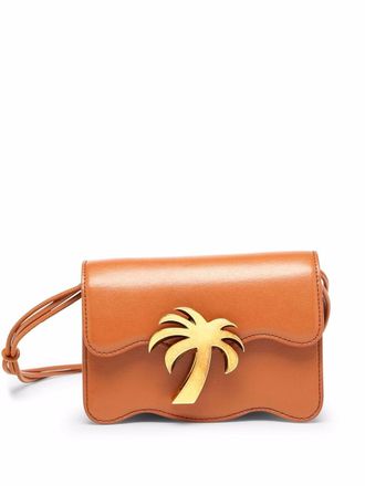 Palm Angels Palm Beach mini bag - women - Calf Leather/Polyester/Polyurethane/Viscose - OS - Brown