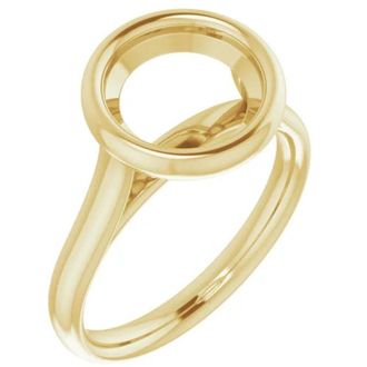 Pompeii3 Charlotte Solitaire Bezel Ring Setting