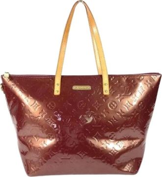 Louis Vuitton Pre-owned Tote Bags, female, Purple, Size: ONE SIZE Pre-owned Vintage Monogram Vernis Tote