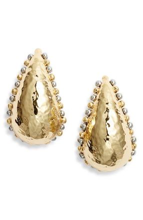 Kenneth Jay Lane Teardrop Earrings in Gold at Nordstrom