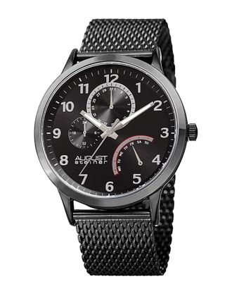 August Steiner Mens Stainless Steel Watch