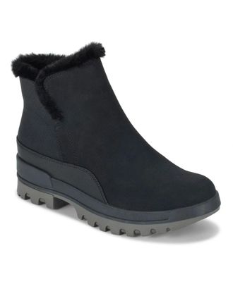 BareTraps Womens Baretraps Noemi Boots Black Round Toe Weather Bootie ZAP2161