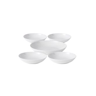 Royal Doulton Gordon Ramsay Maze Pasta Set White, 5 Piece Set