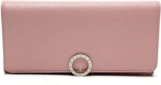 Bulgari Pre-owned Wallets, female, Pink, Size: ONE SIZE Pre-owned Vintage Wallet