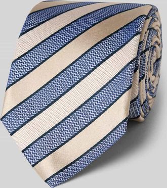 Olymp Seidenkrawatte im Allover-Look (6,5 cm) in Sand, Gr&ouml;&szlig;e 1