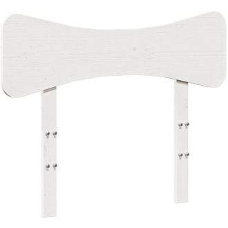 vidaXL Cabecero De Cama Madera Maciza De Pino Blanco 90 Cm Vidaxl