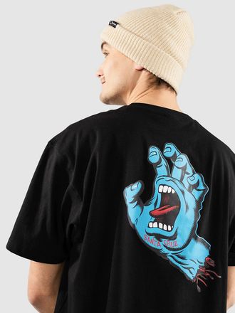 Santa Cruz Screaming Hand Chest T-Shirt schwarz