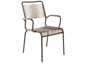 Schubiger M&ouml;bel Spaghetti-Stuhl Rigi mit Armlehnen