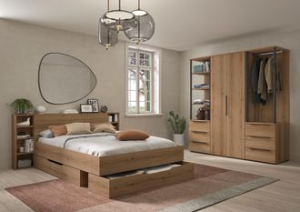 Gami Schrankmodule Multifunktional, grosszügig mit wahlweise Kleiderschrank oder Regalen