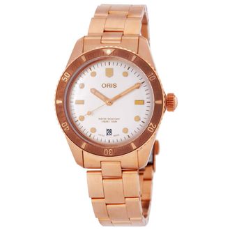 Oris Divers Sixty-Five Date Automatic White Dial Watch 01 733 7771 3151-07 8 19 15