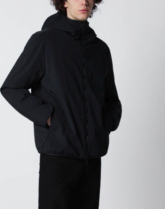 Moncler Piumino corto con cappuccio Batisse nero