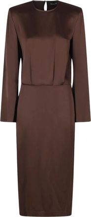 Federica Tosi Mujer, Vestidos, Marr&oacute;n, Talla: XS
