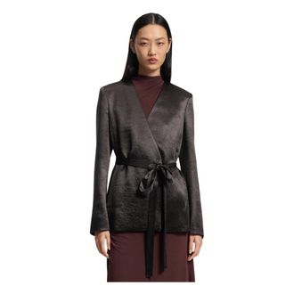 HUGO BOSS Jassen, Dames, Bruin, XL, Polyester, Jia 15 Blazer