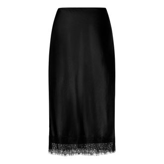 Zero Rokken, Dames, Zwart, L, Maxi Rok