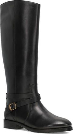 Frye Melissa Belted Knee High Riding Boot in Black at Nordstrom, Size 7.5