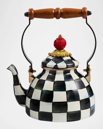 MacKenzie-Childs Courtly Check 1-Qt. Tea Kettle