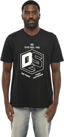Diesel Black Crew Neck T-Shirt