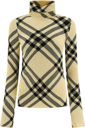Burberry Check Turtleneck