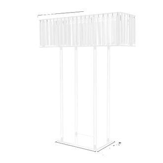 OEM Soporte Para Flores, Material Acr&iacute;lico, Dise&ntilde;o Multifuncional, Transparente