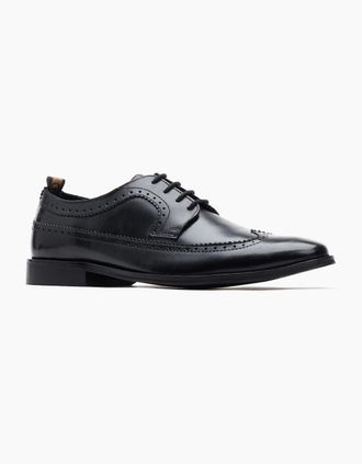 base Mens Havisham Mens Formal Brogues - Black - Size: 11