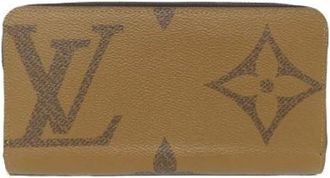 Louis Vuitton Pre-owned Wallets, female, Brown, Size: ONE SIZE Pre-owned Canvas Wallet
