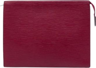 Louis Vuitton Pre-owned Toiletry Pouch 26 - Dames - Vintage Clutch - Roze - ONE Size - Leer - Vintage