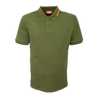 Suns Polo Shirts, male, Green, Size: L Cotton Polo Shirt