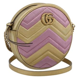 Gucci Pre-owned Vintage Schoudertas - Dames - Pre-owned - Veelkleurig - Maat: ONE Size Leer