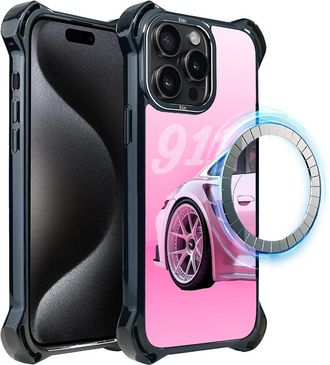 OEM Funda Ibizu Dropguard Ultra Para Iphone 15 Pro Max Con Magsafe, Techdrive, Color Rosa 911