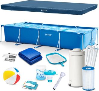 OEM Piscina De Estructura 450x220x84cm 16 En 1 Intex 28274