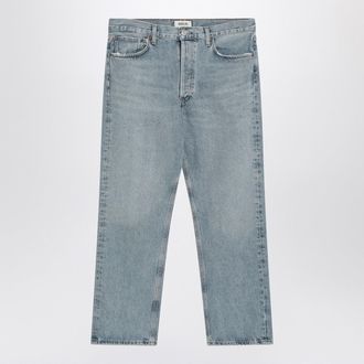 A Gold E Light Blue Jeans In Regenerated Denim