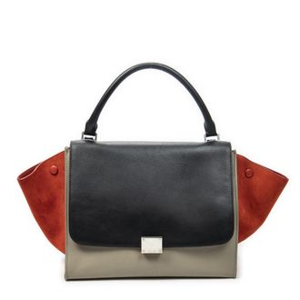 Celine Medium Tricolor Trapeze schoudertas