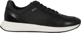 HUGO BOSS Titanium Runn - Heren - Sneakers - Zwart - 44 EU - Katoen - Schoenen