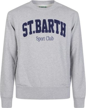 MC2 Saint Barth Ponza sweatshirt - Heren - Sweatshirts & Hoodies - Grijs - Maat: M Katoen