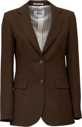 Ql2 Quelledue Mujer, Chaquetas, Marr&oacute;n, Talla: S