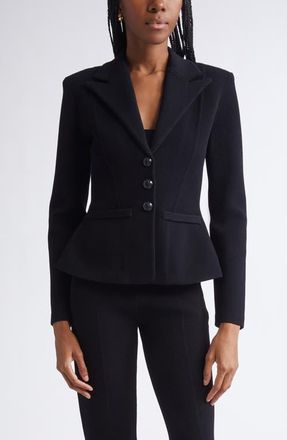St. John Venezia Knit Jacket in Black at Nordstrom, Size X-Small